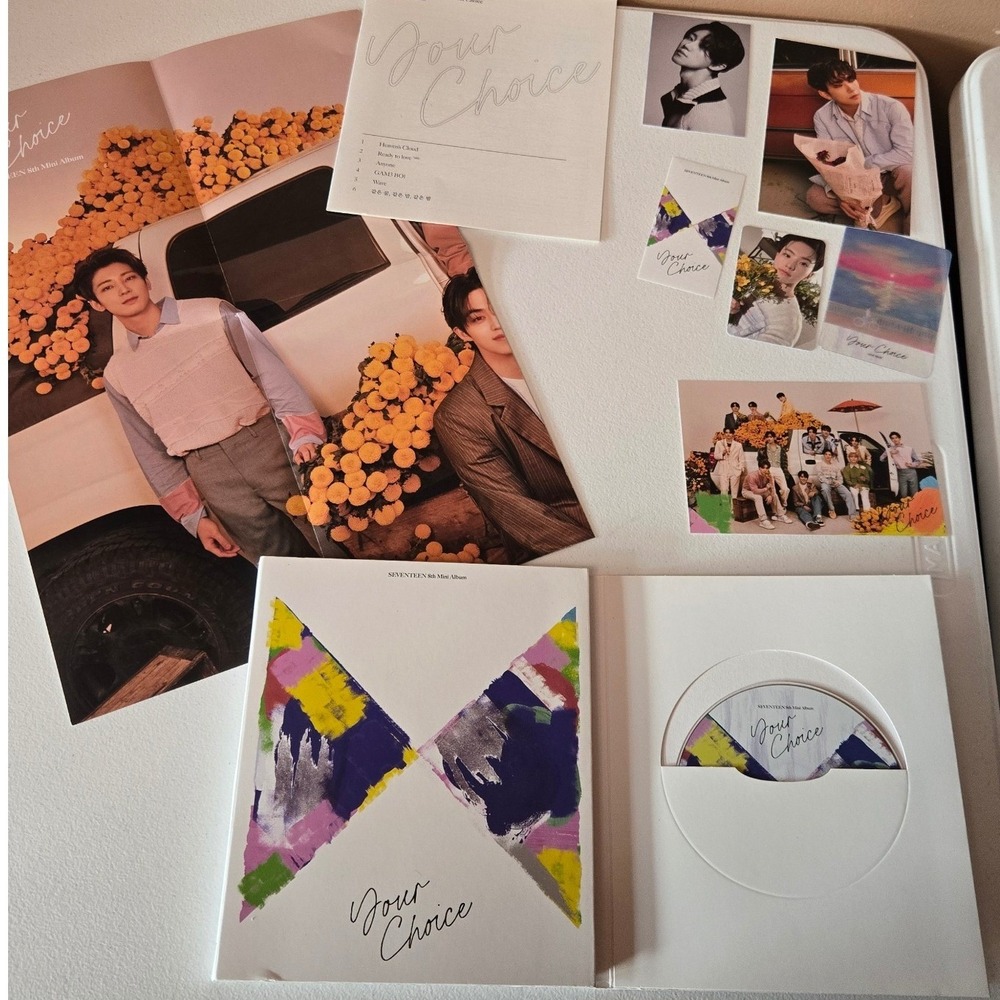 SEVENTEEN Your Choice 8th Mini Album One Side Version‎ CD + Inclusions